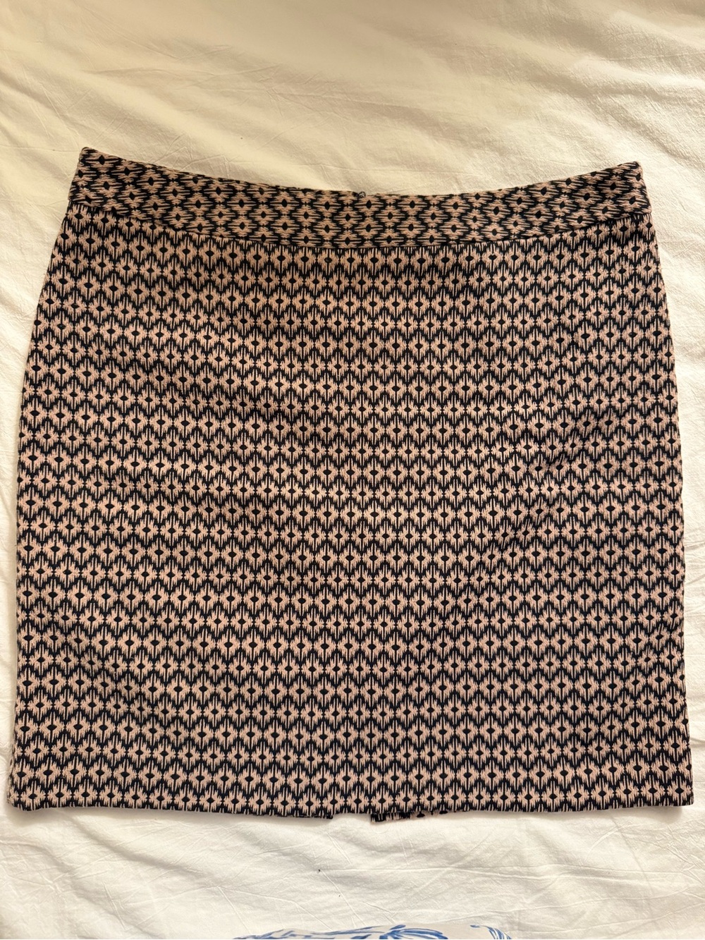 Women's Patterned Black and brown Knit Skirt